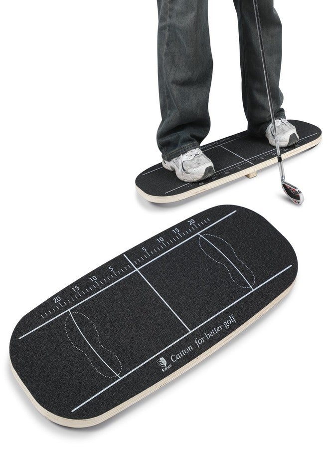 Silipull Golf Balance Board Swing Training Aid to Shift Weight Increase Consistency Trainer Gravity Transfer Golf Swing Plate Training Equipment - Strength for Chipping Hitting - Image 1